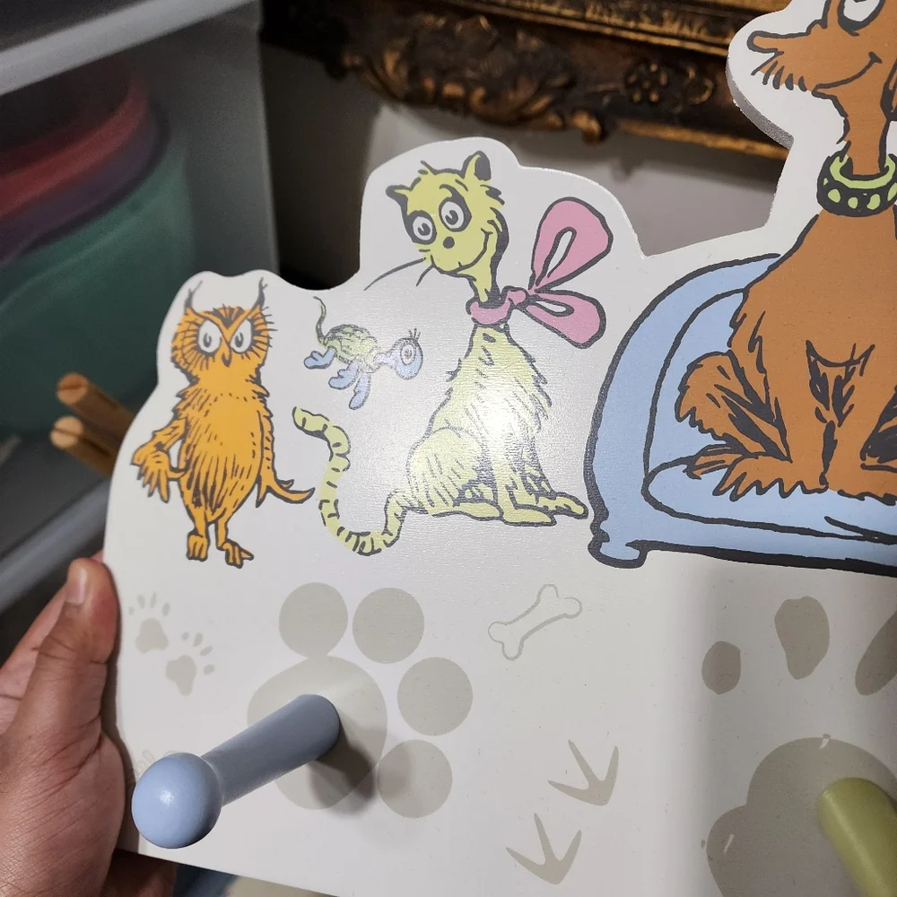 Trend Lab Dr. Seuss What Pet Should I Get Hanging Wall Hook Nursery Room Decor